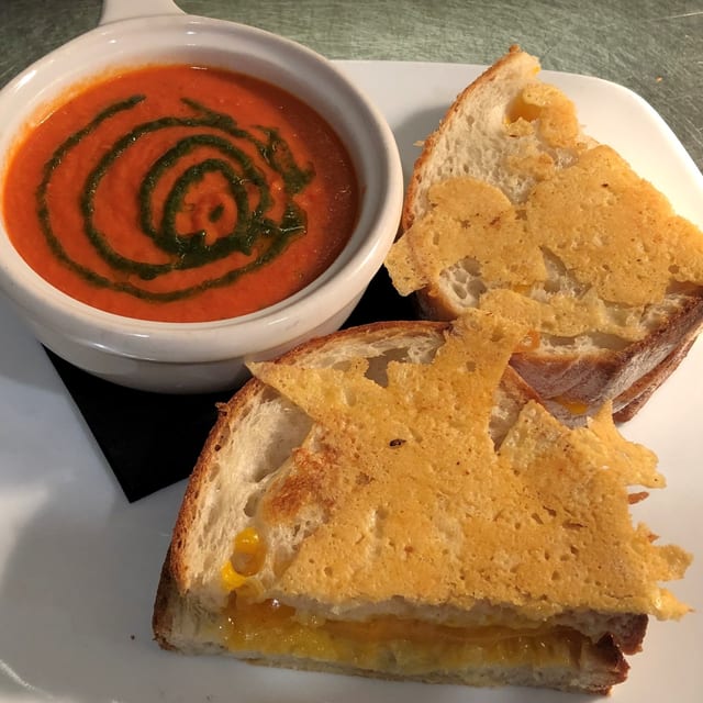 3 Cheese Grilled Cheese Sandwich.