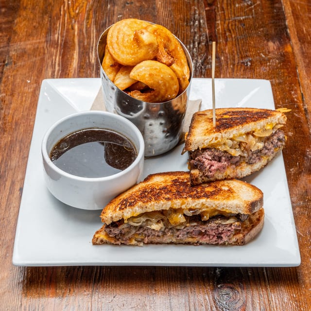 Patty Melt 1/2 Pound Burger.