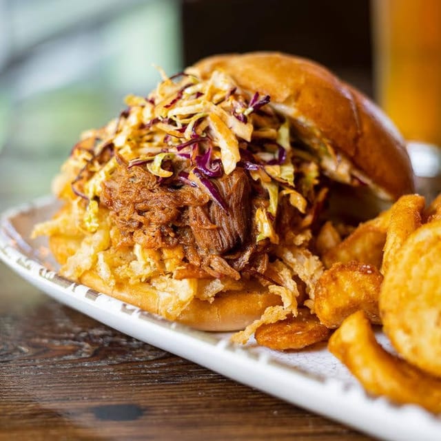 Pulled Pork Sandwich.