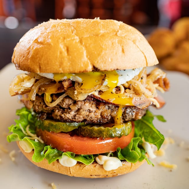 Wyld Burger 1/2 Pound Burger.